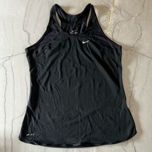 Nike Dri Fit Black Run Singlet Tank Top